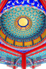 Chinese style painted dome