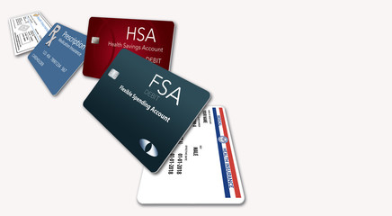 Here is an illustration with five of the healthcare insurance cards you might be carrying.