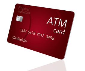 Here is an ATM card which is shown with a debit card which is often thought to be the same as an ATM but it is not.