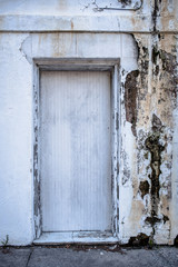 old door and peeling paint texture