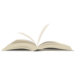 open book. vector illustration