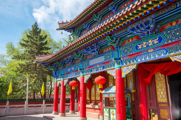 Obraz premium Urumqi childrens park, china, xinjiang, day, traditional, bright colors, beautiful