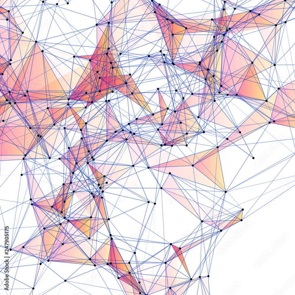 Poster Abstract background with dotted grid