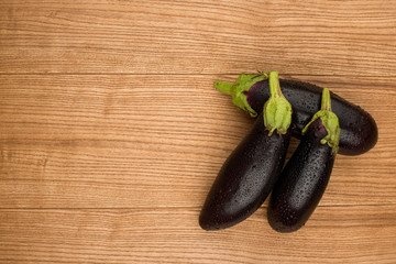 eggplant closeup. ripe eggplant