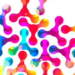 Abstract background with colorful element.