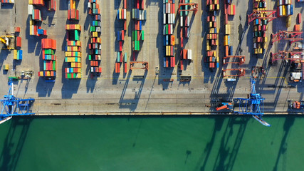 Fototapeta na wymiar Port of Izmir in Turkey. 
