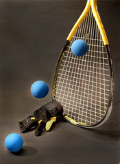 racquetball still life