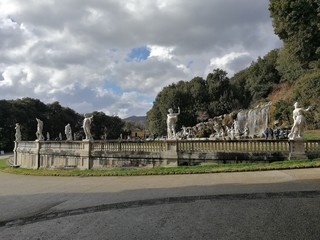 Caserta – Scorcio della Fontana di Diana e Atteone
