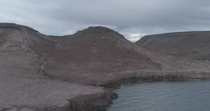 Aerial panoramics from Espiritu Santo Island, Baja California Sur, Mexico.