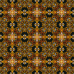 Azulejo Tile Vector Seamless Pattern