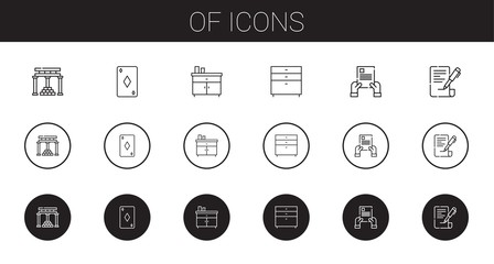 of icons set
