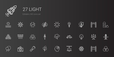 light icons set