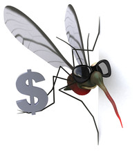 Mosquito - 3D Illustration