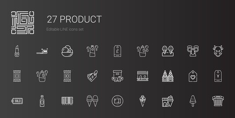 product icons set