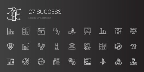 success icons set
