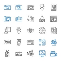 photo icons set