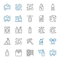 Fototapeta premium soap icons set