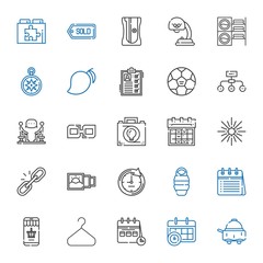 single icons set