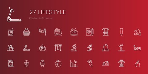 lifestyle icons set