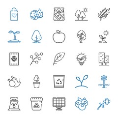 eco icons set