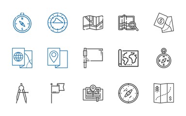north icons set