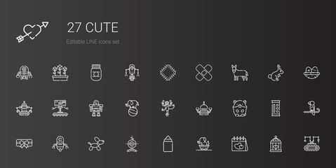 cute icons set