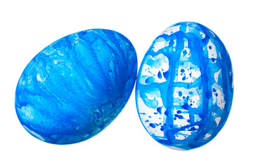 Colorful Easter Egg isolated on white