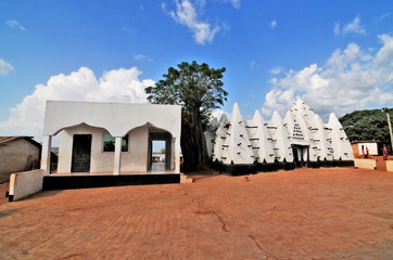 The Larabanga Mosque is  built in the Sudanese architectural style in the village of Larabanga, Ghana