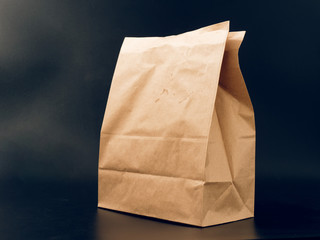 paper bag packaging for food. fast food with you. - 247919969