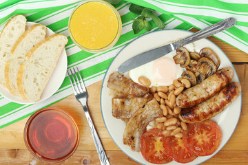 Classic English breakfast