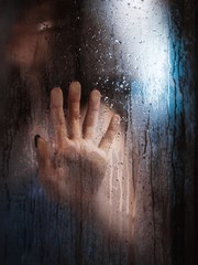 Girl in a shower