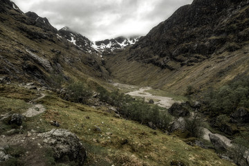 Lost Valley in Scotland