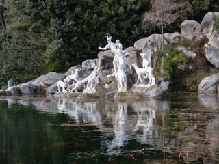 Reggia di Caserta – Gruppo scultoreo di Atteone