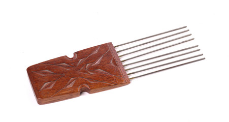 Old wooden comb