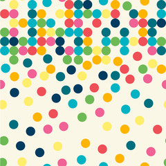 Abstract seamless geometric pattern. colorful confetti, fireworks, holidays