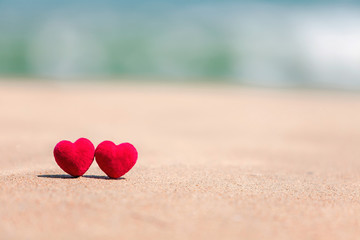 heart on the beach