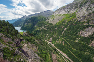 Naklejka premium An der Malta Hochalmstrasse, Kärnten, Österreich