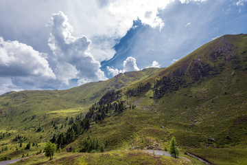 Landschaft in den Nockbergen, Kärnten, Österreich
