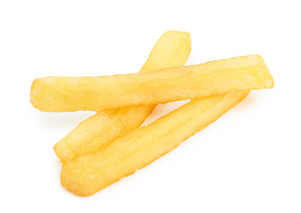 french fries on white