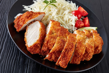 Tonkatsu - panko breaded deep fried pork cutlet