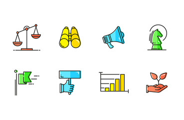MARKETING ICON SET