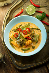 Homemade vegetarian curry