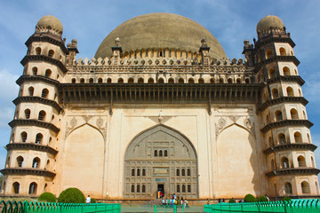 Golgumbaz, a Mughal mausoleum in Bijapur , Karnataka, India - obrazy, fototapety, plakaty