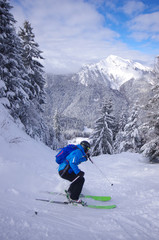 sports d'hiver - ski de piste