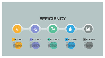 EFFICIENCY INFOGRAPHIC DESIGN