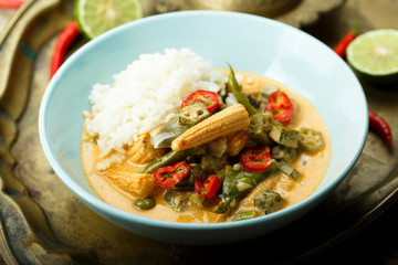 Homemade vegetarian curry