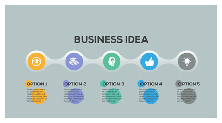 BUSINESS IDEA INFOGRAPHIC DESIGN