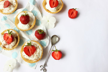 dessert. homemade cake. flat lay concept.