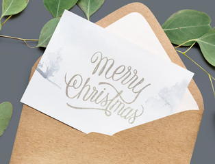 Christmas holiday greeting design mockup © Rawpixel.com