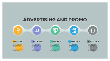 ADVERTISING AND PROMO INFOGRAPHIC DESIGN